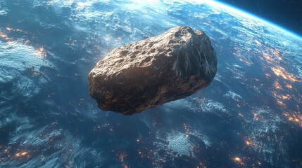 Asteroid Approaching Earth