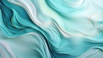 Fototapeta premium generated illustration of abstract background blend of yellow and green color flow