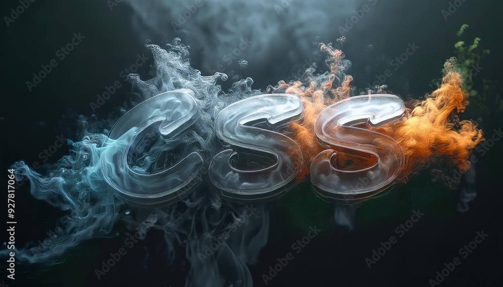 Poster css design concepts: fluid animation and effects