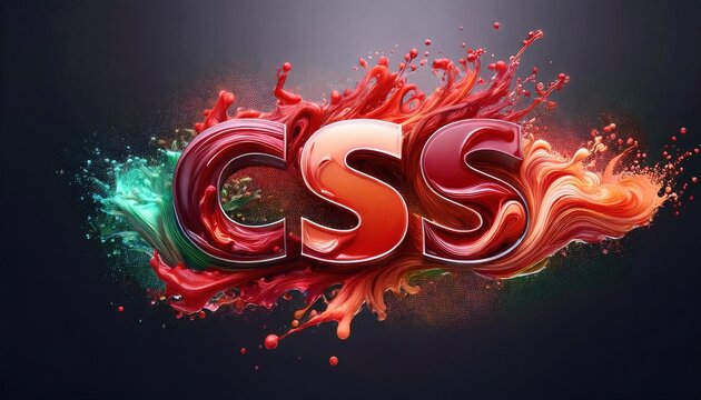 Creative Fluid CSS Logo Design Concept