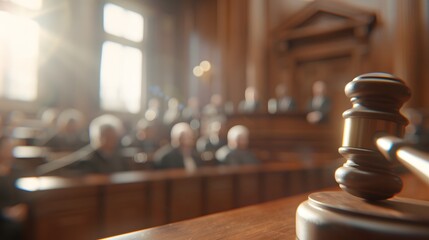 A lawyer questioning a suspect
