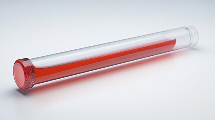 Blood test for the monkey pox virus. A laboratory assistant holds a test tube with blood in his hands, a suspicion of the monkey pox virus. The concept of the smallpox pandemic and viral infection