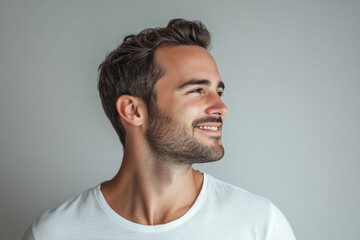 Fototapeta premium A close up of a man's face