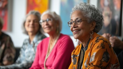 Seniors engage in contemporary arts activities at Crossfire Creative Arts during a vibrant community event