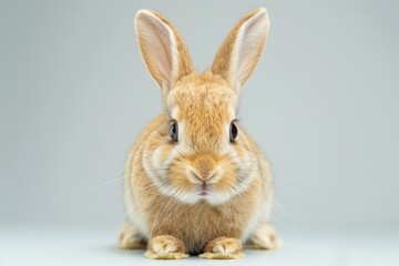 Obraz premium European rabbit facing camera