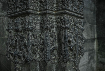 Kashivisweshvara Temple or Kashi Vishwanatha Temple in Lakkundi, Karnataka, India.