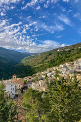 Obraz premium Typical Spanish village in Sierra Nevada National Park, Spain