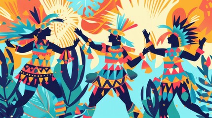 Fototapeta premium Traditional Arts Performance of Indigenous Peoples
