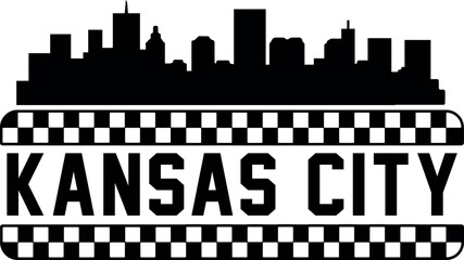 Kansas City Skyline Vector Illustration