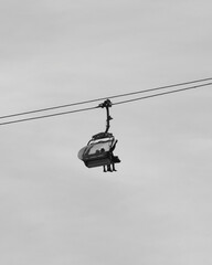 Obraz premium ski lift chair