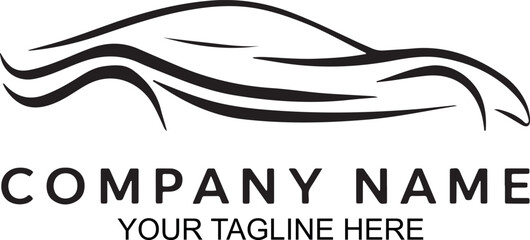 Fototapeta premium Luxury Car Corporate Company Logo Design