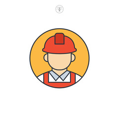 Labor Union icon symbol vector illustration isolated on white background