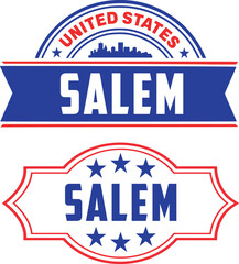 Salem Massachusetts Vector Set