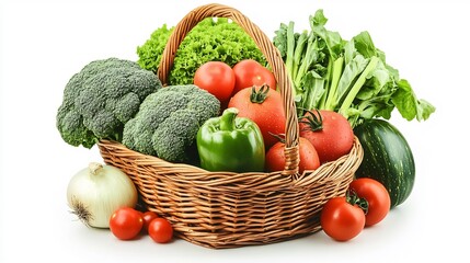 vegetables in the basket