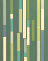 green modern cerise white turquoise squares mixed size like Mcm mid century 60s style stripe pink yellow block pattern 