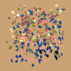 Colorful confetti repeat pattern. Great for a birthday party or an event celebration invitation or decoration