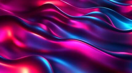 Obraz premium neon wave Large-scale background