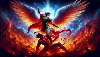 "Triumph of Saint Michael in the Celestial Battle"