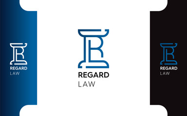 RL logo Letter L and L Logo law