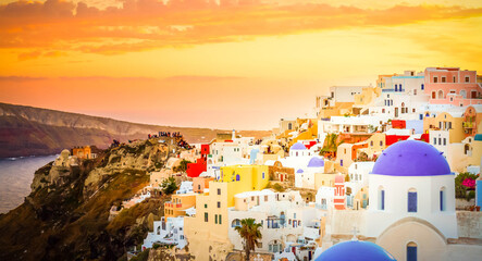 Obraz premium Oia, traditional greek village