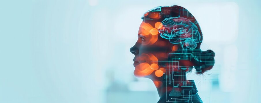 Functional psychiatrist, treating mental health, focus on, root cause analysis, vibrant, double exposure, psychiatry office