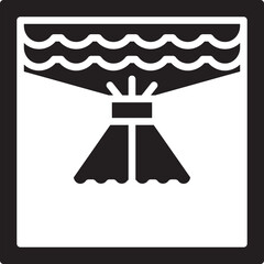 Curtain and Window Icon