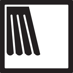 Curtain and Window Icon