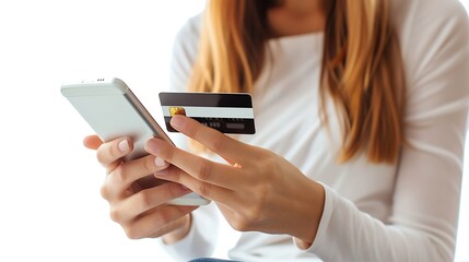 woman holding a mobile phone
