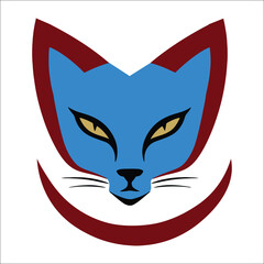 A cat face logo 3