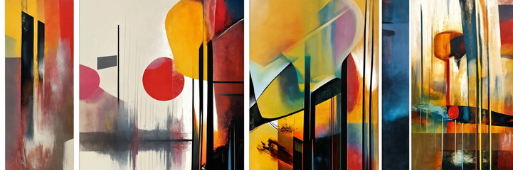 abstract background with colorful lines