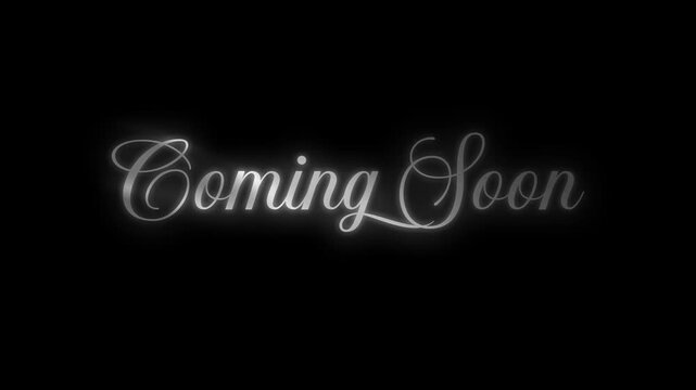 coming soon wave text 