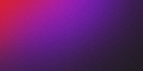Grainy gradient background in red and purple color. dark color. noise texture. abstract purple-red gradient. background design.
