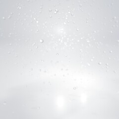 Abstract background of sparkling crystals on a white background. Diamond lettering, loop 3d animation