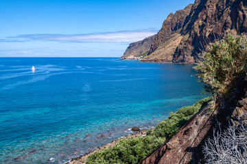 Beautiful coastline around Jardim do Mar and Paul do Mar, Madeira
