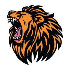 A five-color logo of an angry lion 3