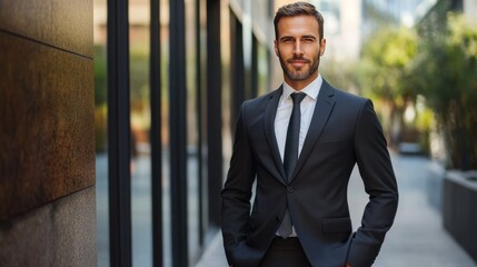 Man in suit, business concept