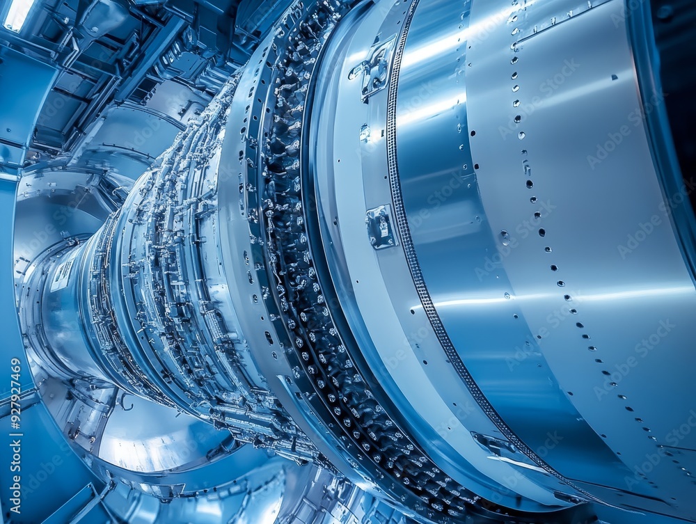 Poster revealing precision in aerospace rocket engine component manufacturing complexity