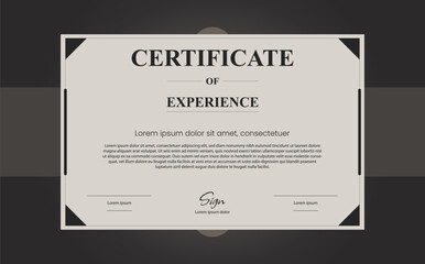 Certificate design templet for university and school