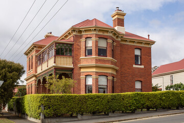Heritage residential housing in the inner city area of Hobart