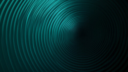 Obraz premium Dark Teal Elegance: Radial Gradient Background