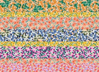 Floral liberty pattern. Plant background for fashion, tapestries, prints. Modern floral design perfect for fashion and decoration-
