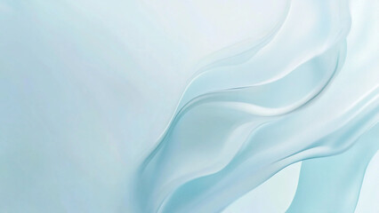 Obraz premium Calm and Confident: Pastel Light Blue LinkedIn Banner