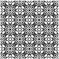 White background with black pattern. Seamless texture for fashion, textile design,  on wall paper, wrapping paper, fabrics and home decor. Simple repeat pattern.