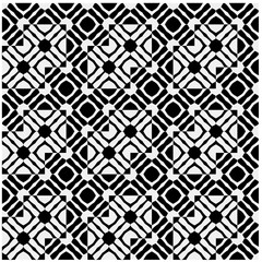 White background with black pattern. Seamless texture for fashion, textile design,  on wall paper, wrapping paper, fabrics and home decor. Simple repeat pattern.