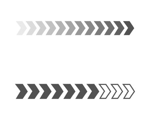 Collection Loading bar status icon. Vector illustration. Set of vector loaded icons. Download progress. Donload or Upload.