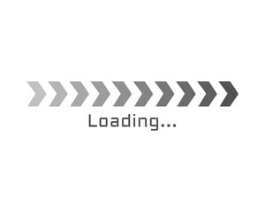 Collection Loading bar status icon. Vector illustration. Set of vector loaded icons. Download progress. Donload or Upload.