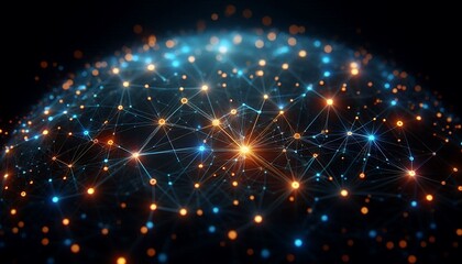 Fototapeta premium AI technology Background