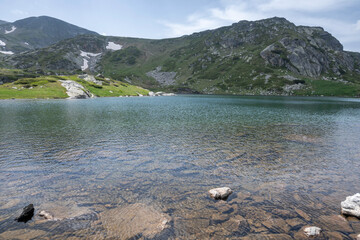 Fototapeta premium Rila Mountain around The Seven Rila Lakes, Bulgaria
