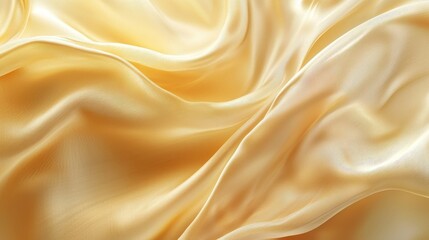 Obraz premium Golden Silk Fabric Texture Background.