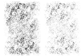 Dense vector grunge urban textures. Distressed overlay texture set. Grunge background various density. Abstract textured effect.